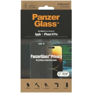 Kup Szkło hartowane PanzerGlass Ultra-Wide Fit Apple iPhone 14 Pro Privacy Screen Protection Antibacterial P2772 - PZG345 - {ean13} - Sklep Home Screen