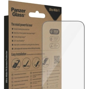 Szkło hartowane PanzerGlass Ultra-Wide Fit Apple iPhone 14 Pro Screen Protection Antibacterial 2772