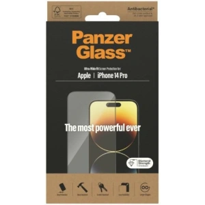Szkło hartowane PanzerGlass Ultra-Wide Fit Apple iPhone 14 Pro Screen Protection Antibacterial 2772