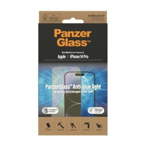 Kup Szkło hartowane PanzerGlass Ultra-Wide Fit Apple iPhone 14 Pro Screen Protection Antibacterial Easy Aligner Included Anti-blue light 2792 - PZG348 - {ean13} - Sklep Home Screen