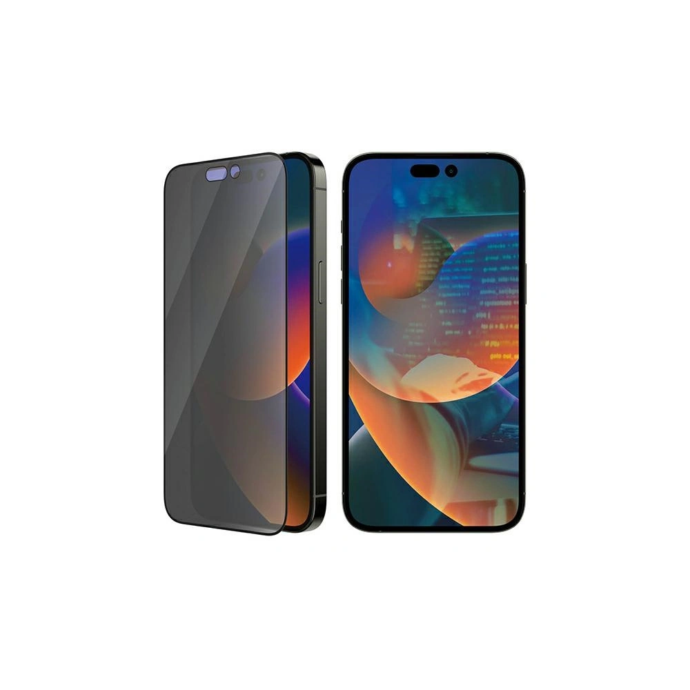 Szkło hartowane PanzerGlass Ultra-Wide Fit Apple iPhone 14 Pro Max Privacy Screen Protection Antibacterial Easy Aligner Included P2786