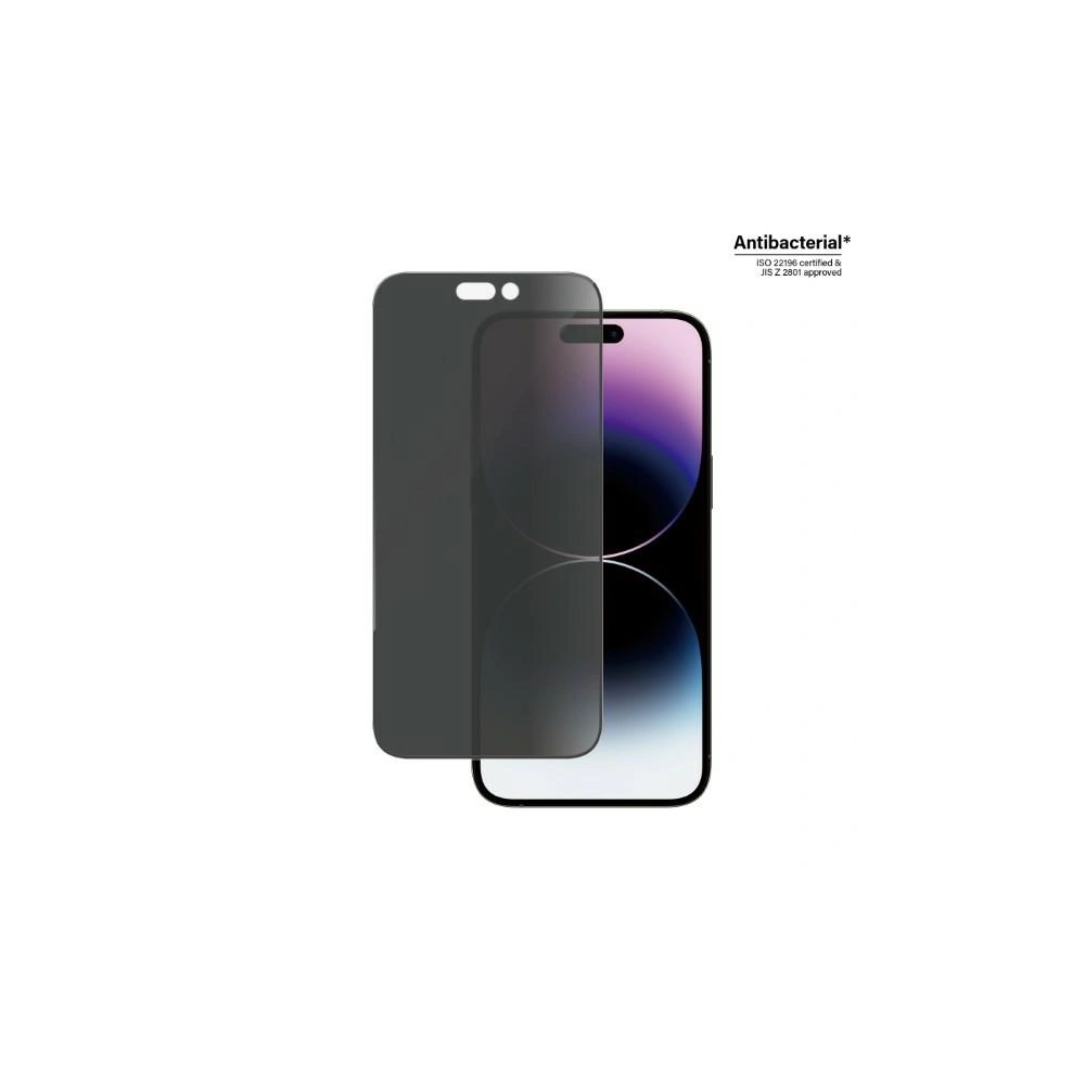 Szkło hartowane PanzerGlass Ultra-Wide Fit Apple iPhone 14 Pro Max Privacy Screen Protection Antibacterial P2774