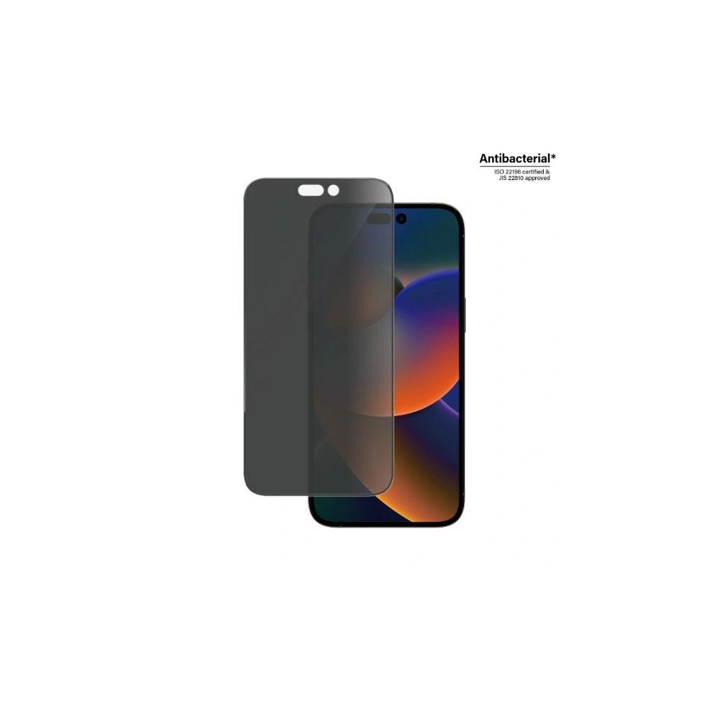 Szkło hartowane PanzerGlass Ultra-Wide Fit Apple iPhone 14 Pro Max Privacy Screen Protection Antibacterial P2774