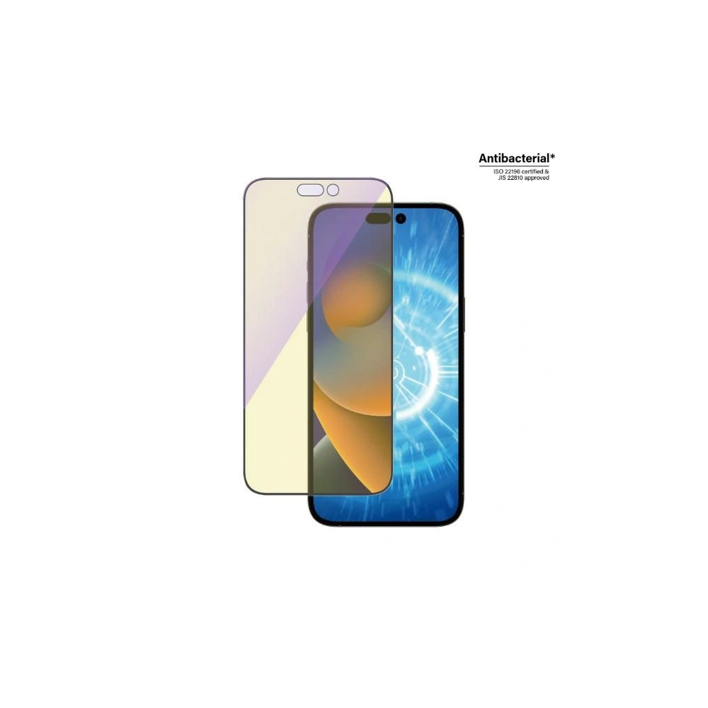 Szkło hartowane PanzerGlass Ultra-Wide Fit Apple iPhone 14 Pro Max Screen Protection Antibacterial Easy Aligner Included Anti-blue light 2794