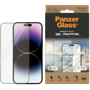 Kup Tvrzené sklo PanzerGlass Ultra-Wide Fit Apple iPhone 14 Pro Max Antireflexní Antibakteriální Snadný zarovnávač v ceně 2790 - PZG355 - {ean13} - Sklep Home Screen