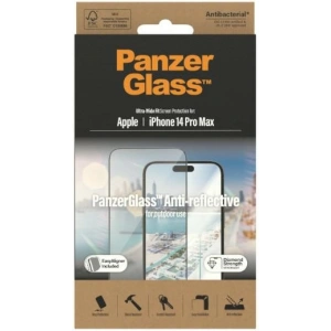 Kup Tvrzené sklo PanzerGlass Ultra-Wide Fit Apple iPhone 14 Pro Max Antireflexní Antibakteriální Snadný zarovnávač v ceně 2790 - PZG355 - {ean13} - Sklep Home Screen