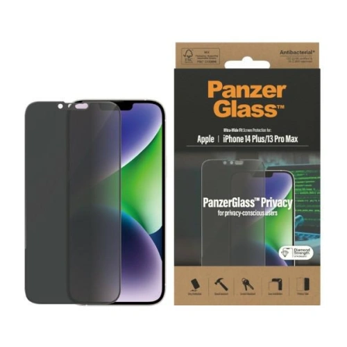 Kup PanzerGlass Apple Gehärtetes Glas Ultra-Wide Fit iPhone iPhone 14 Plus / 15 Plus Privatsphäre Bildschirm Schutz Antibakteriell P2773 - PZG357 - {ean13} - Sklep Home Screen