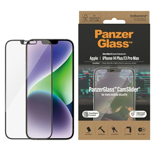 Buy PanzerGlass Ultra-Wide Fit Apple iPhone 14 Plus / 15 Plus Screen Protection CamSlider Antibacterial EasyAligner 2797 - PZG362 - {ean13} - Home Screen Store Europe
