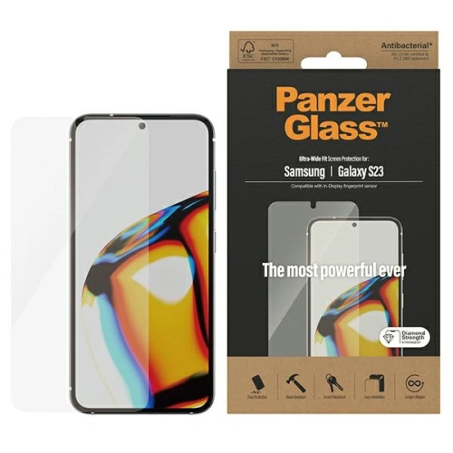 Kup Tvrzené sklo PanzerGlass Ultra-Wide Fit Samsung Galaxy S23 Ochrana obrazovky 7322 - PZG370 - {ean13} - Sklep Home Screen