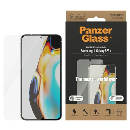 Kup Sticlă securizată PanzerGlass Ultra-Wide Fit Samsung Galaxy S23+ Plus Protecție pentru Ecran 7316 cu aplicator - PZG373 - {ean13} - Sklep Home Screen