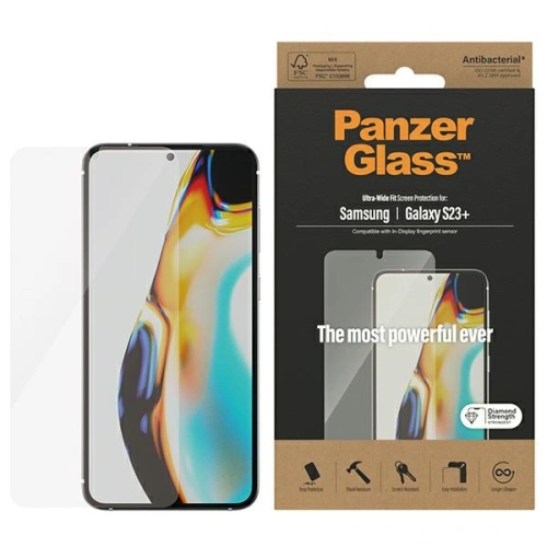 Kup Sticlă securizată PanzerGlass Ultra-Wide Fit Samsung Galaxy S23+ Plus Protecție pentru Ecran 7323 - PZG374 - {ean13} - Sklep Home Screen