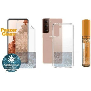 Buy PanzerGlass Start Kit Samsung Galaxy S21+ Plus + TPU Screen Protector + ClearCase + Spray 30ml - PZG376 - {ean13} - Home Screen Store Europe