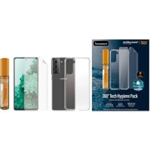 Kup Zestaw PanzerGlass Start Kit Samsung Galaxy S21 TPU képernyővédelem, ClearCase tok, 30ml spray - PZG377 - {ean13} - Sklep Home Screen