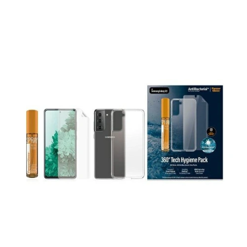 Kup Zestaw PanzerGlass Start Kit Samsung Galaxy S21 TPU képernyővédelem, ClearCase tok, 30ml spray - PZG377 - {ean13} - Sklep Home Screen