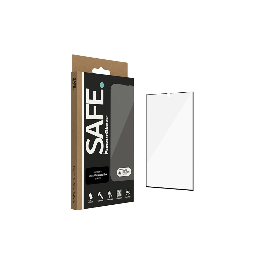 Szkło hartowane SAFE by PanzerGlass Samsung Galaxy S23 Ultra Screen Protector czarny/black SAFE95319