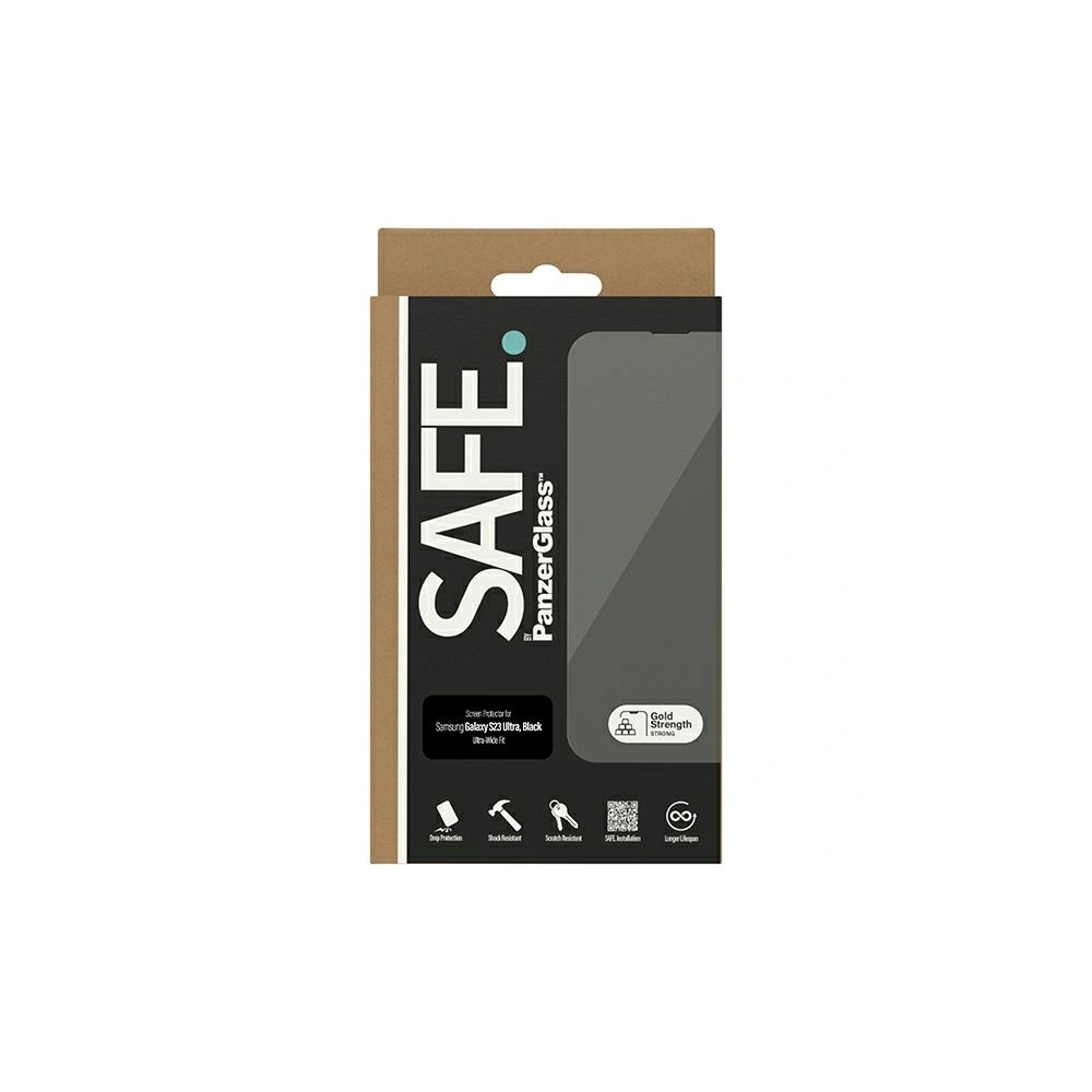 Szkło hartowane SAFE by PanzerGlass Samsung Galaxy S23 Ultra Screen Protector czarny/black SAFE95319