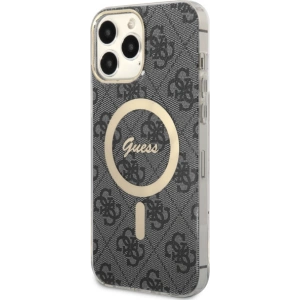 Buy Guess GUHMP13XH4STK Apple iPhone 13 Pro Max black hardcase 4G MagSafe - GUE2470 - {ean13} - Home Screen Store Europe