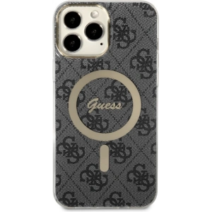Buy Guess GUHMP13XH4STK Apple iPhone 13 Pro Max black hardcase 4G MagSafe - GUE2470 - {ean13} - Home Screen Store Europe