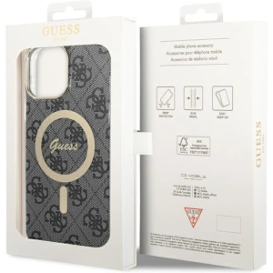 Buy Guess GUHMP13XH4STK Apple iPhone 13 Pro Max black hardcase 4G MagSafe - GUE2470 - {ean13} - Home Screen Store Europe