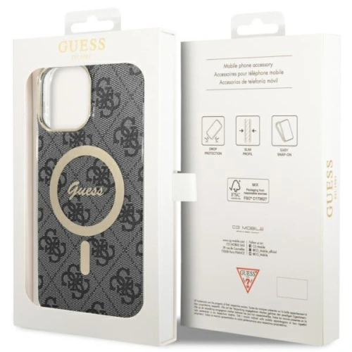 Kup Etui Guess GUHMP13XH4STK Apple iPhone 13 Pro Max negru/black hardcase 4G MagSafe - GUE2470 - {ean13} - Sklep Home Screen