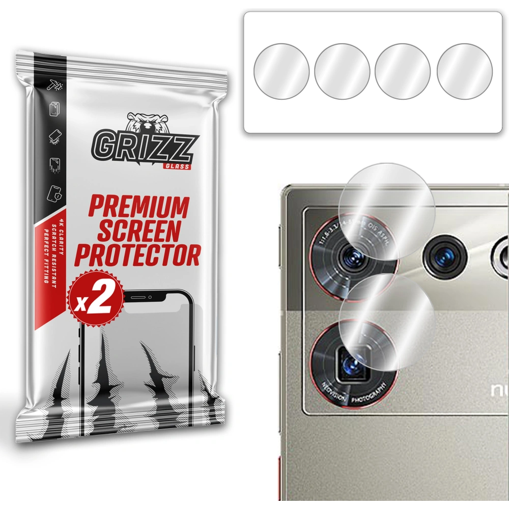 Szkło na aparat GrizzGlass HybridGlass Camera do ZTE Nubia Z50 Ultra