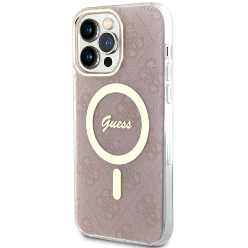 Kup Etui Guess GUHMP13XH4STP Apple iPhone 13 Pro Max różowy/pink hardcase 4G MagSafe - GUE2471 - {ean13} - Sklep Home Screen