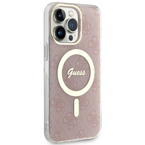 Kup Etui Guess GUHMP13XH4STP Apple iPhone 13 Pro Max różowy/pink hardcase 4G MagSafe - GUE2471 - {ean13} - Sklep Home Screen