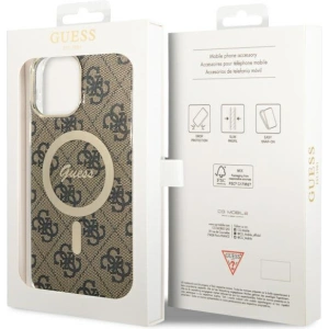 Buy Guess GUHMP13XH4STW Apple iPhone 13 Pro Max brown hardcase 4G MagSafe - GUE2472 - {ean13} - Home Screen Store Europe