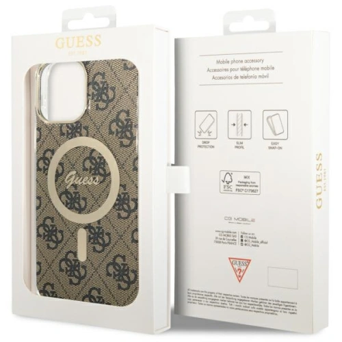 Kup Etui Guess GUHMP13XH4STW Apple iPhone 13 Pro Max brązowy/brown hardcase 4G MagSafe - GUE2472 - {ean13} - Sklep Home Screen