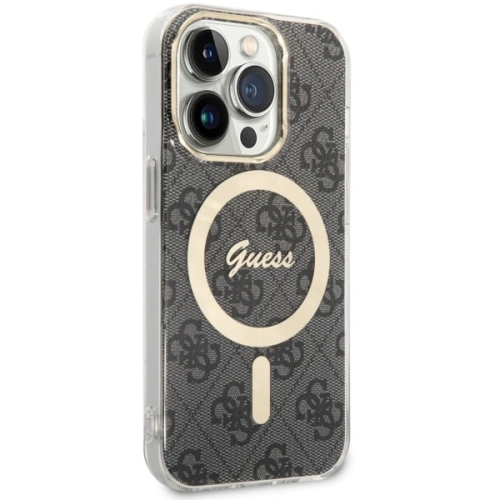 Kup Guess Apple Tasche GUHMP14LH4STK iPhone 14 Pro schwarz/schwarz Hardcase 4G MagSafe - GUE2473 - {ean13} - Sklep Home Screen