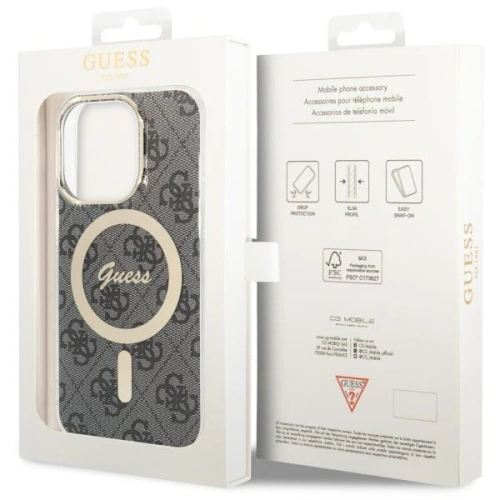 Kup Guess Apple Tasche GUHMP14LH4STK iPhone 14 Pro schwarz/schwarz Hardcase 4G MagSafe - GUE2473 - {ean13} - Sklep Home Screen