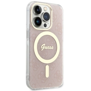 Kup Etui Guess GUHMP14LH4STP Apple iPhone 14 Pro różowy/pink hardcase 4G MagSafe - GUE2474 - {ean13} - Sklep Home Screen