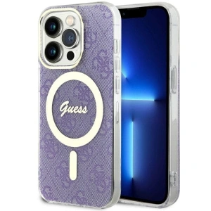 Kup Etui Guess GUHMP14LH4STU Apple iPhone 14 Pro purpurowy/purple hardcase 4G MagSafe - GUE2475 - {ean13} - Sklep Home Screen
