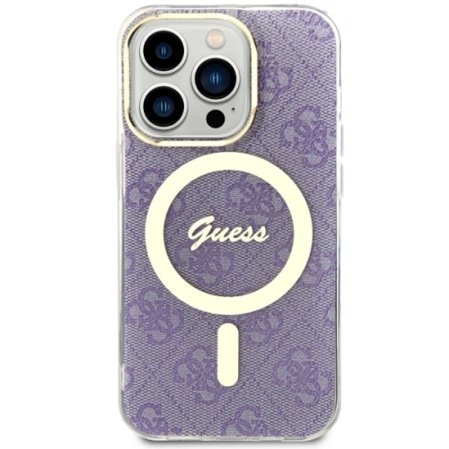 Kup Etui Guess GUHMP14LH4STU Apple iPhone 14 Pro purpurowy/purple hardcase 4G MagSafe - GUE2475 - {ean13} - Sklep Home Screen