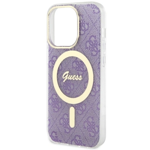 Kup Etui Guess GUHMP14LH4STU Apple iPhone 14 Pro purpurowy/purple hardcase 4G MagSafe - GUE2475 - {ean13} - Sklep Home Screen