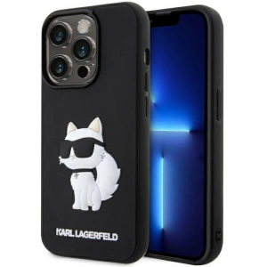 Kup Etui Karl Lagerfeld KLHCP14X3DRKHNK Apple iPhone 14 Pro Max černý/black hardcase Rubber Choupette 3D - KLD1557 - {ean13} - Sklep Home Screen