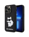 Kup Karl Lagerfeld Apple Tasche KLHCP14X3DRKHNK iPhone 14 Pro Max schwarz/schwarz Hartschale Gummi Choupette 3D - KLD1557 - {ean13} - Sklep Home Screen