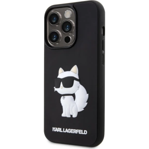 Kup Etui Karl Lagerfeld KLHCP14X3DRKHNK Apple iPhone 14 Pro Max černý/black hardcase Rubber Choupette 3D - KLD1557 - {ean13} - Sklep Home Screen