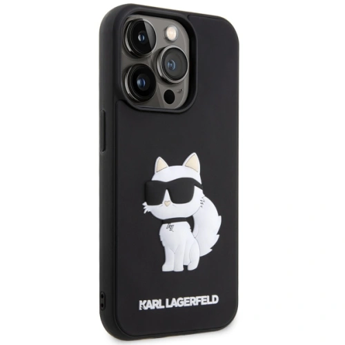 Kup Etui Karl Lagerfeld KLHCP14X3DRKHNK Apple iPhone 14 Pro Max černý/black hardcase Rubber Choupette 3D - KLD1557 - {ean13} - Sklep Home Screen