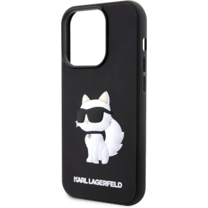 Kup Etui Karl Lagerfeld KLHCP14X3DRKHNK Apple iPhone 14 Pro Max černý/black hardcase Rubber Choupette 3D - KLD1557 - {ean13} - Sklep Home Screen