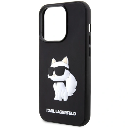 Kup Etui Karl Lagerfeld KLHCP14X3DRKHNK Apple iPhone 14 Pro Max negru/black hardcase Rubber Choupette 3D - KLD1557 - {ean13} - Sklep Home Screen
