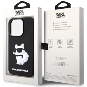 Kup Etui Karl Lagerfeld KLHCP14X3DRKHNK Apple iPhone 14 Pro Max černý/black hardcase Rubber Choupette 3D - KLD1557 - {ean13} - Sklep Home Screen