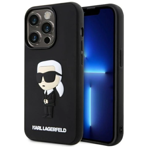 Kup Etui Karl Lagerfeld KLHCP14X3DRKINK Apple iPhone 14 Pro Max černý/black hardcase Rubber Ikonik 3D - KLD1558 - {ean13} - Sklep Home Screen