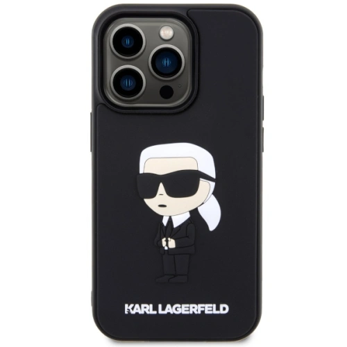 Kup Etui Karl Lagerfeld KLHCP14X3DRKINK Apple iPhone 14 Pro Max černý/black hardcase Rubber Ikonik 3D - KLD1558 - {ean13} - Sklep Home Screen