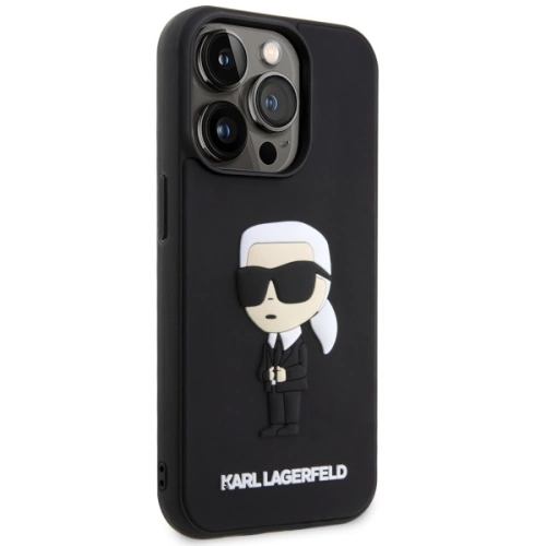 Kup Etui Karl Lagerfeld KLHCP14X3DRKINK Apple iPhone 14 Pro Max černý/black hardcase Rubber Ikonik 3D - KLD1558 - {ean13} - Sklep Home Screen