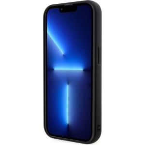 Etui Karl Lagerfeld KLHCP14X3DRKINK Apple iPhone 14 Pro Max czarny/black hardcase Rubber Ikonik 3D