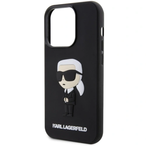 Kup Etui Karl Lagerfeld KLHCP14X3DRKINK Apple iPhone 14 Pro Max černý/black hardcase Rubber Ikonik 3D - KLD1558 - {ean13} - Sklep Home Screen