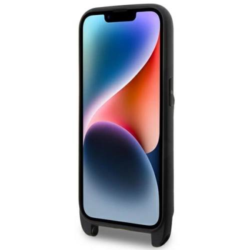 Kup Etui Karl Lagerfeld KLHCP14XCSAKCPMK Apple iPhone 14 Pro Max hardcase negru/black Crossbody Saffiano Etui Karl & Choupette - KLD1559 - {ean13} - Sklep Home Screen
