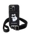 Kup Karl Lagerfeld Apple Tasche KLHCP14XCSAKHPCK iPhone 14 Pro Max Hartschale schwarz/schwarz Crossbody Saffiano Monogram Choupette - KLD1560 - {ean13} - Sklep Home Screen