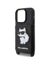Kup Karl Lagerfeld Apple Tasche KLHCP14XCSAKHPCK iPhone 14 Pro Max Hartschale schwarz/schwarz Crossbody Saffiano Monogram Choupette - KLD1560 - {ean13} - Sklep Home Screen